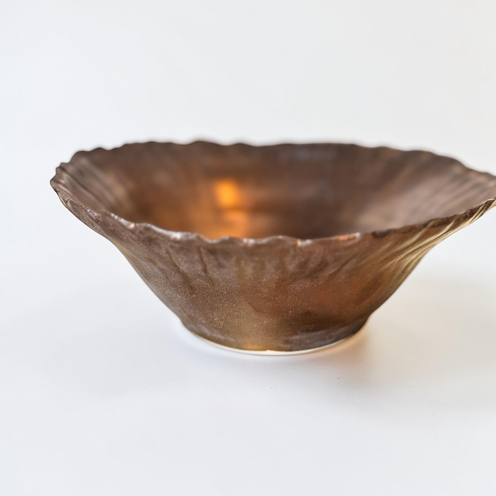 Coupelle coulée de lave